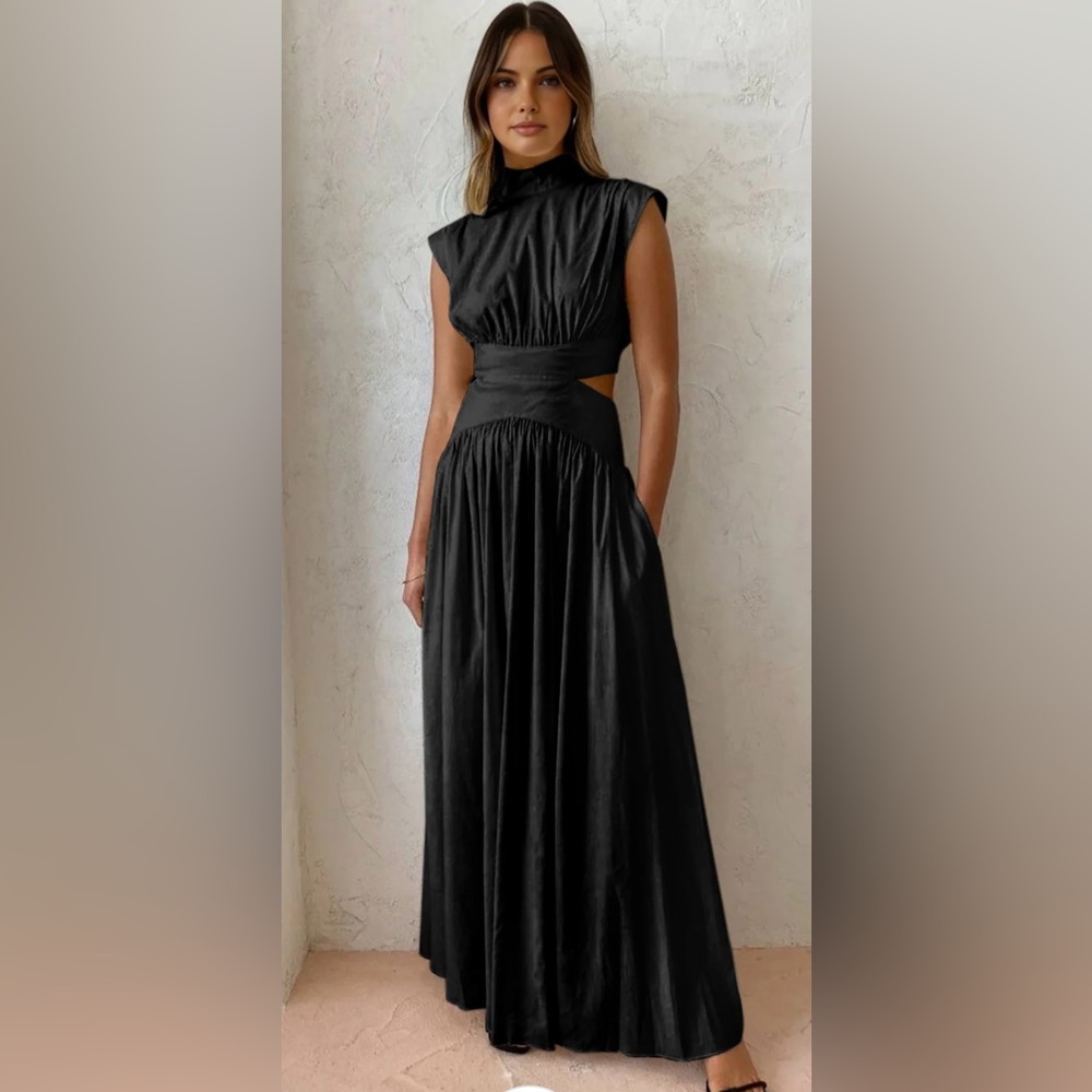 Long black dress
